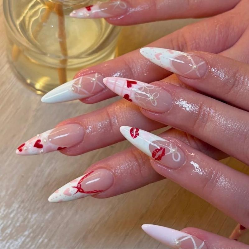 valentine nail designs