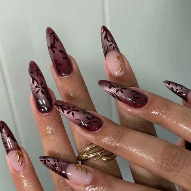 cat eye gel nail polish