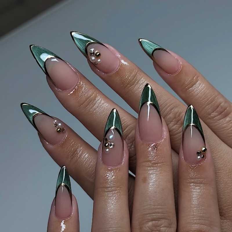 cat eye nail ideas