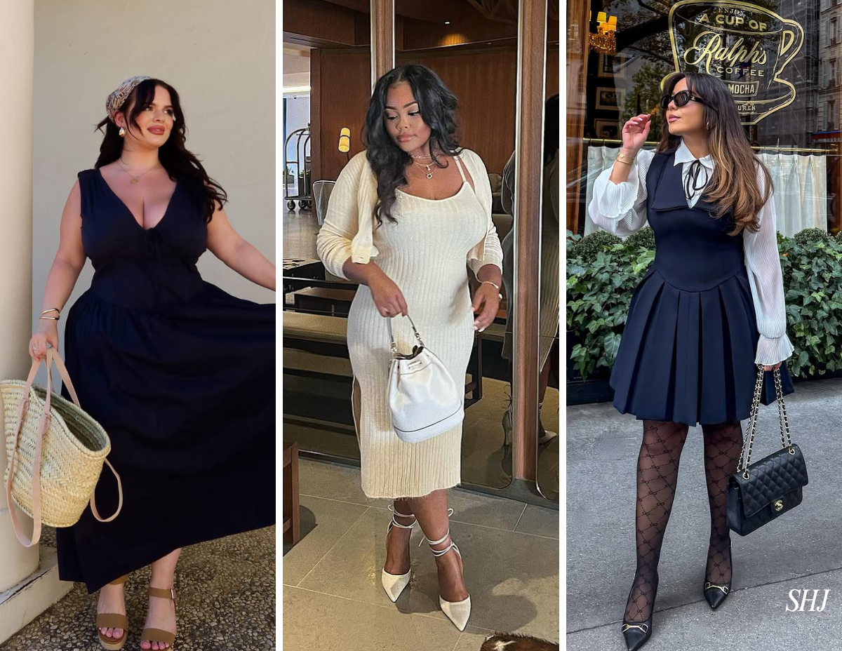 how to dress for big bust and tummy