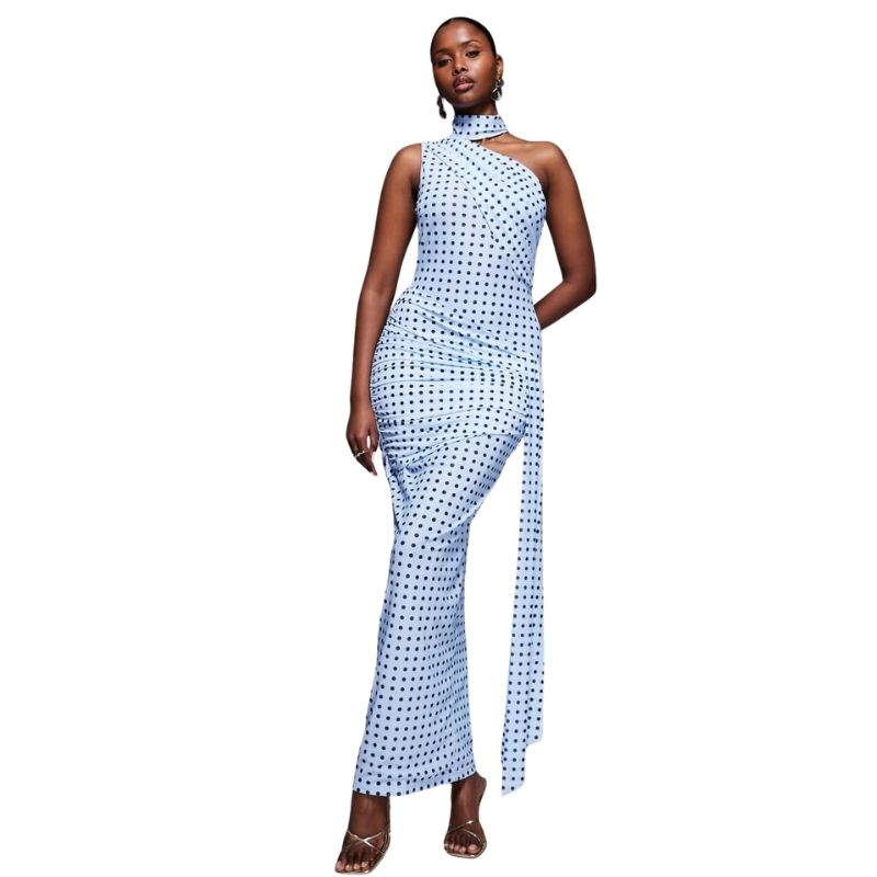 polka dot dresses with sleeves
