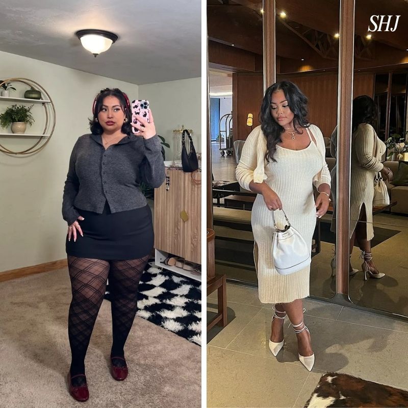 how to dress for big bust and tummy