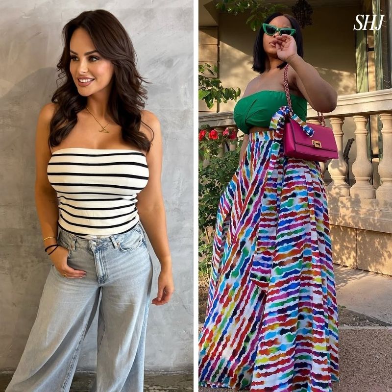 flattering clothes for big busts