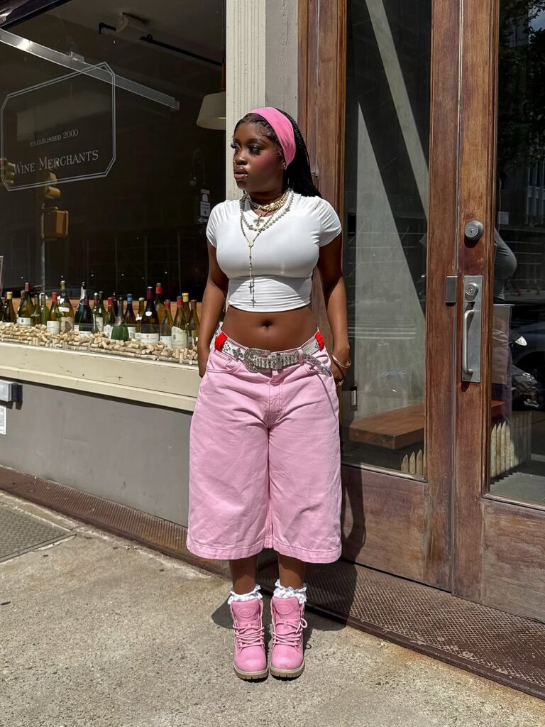 jorts outfit girl
