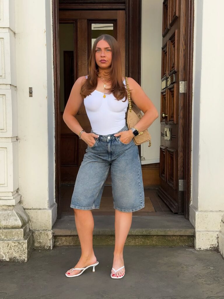 2000s jorts outfits