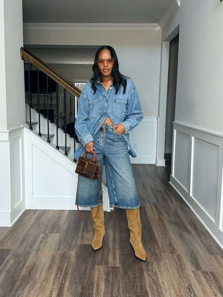 jorts and timbs outfit