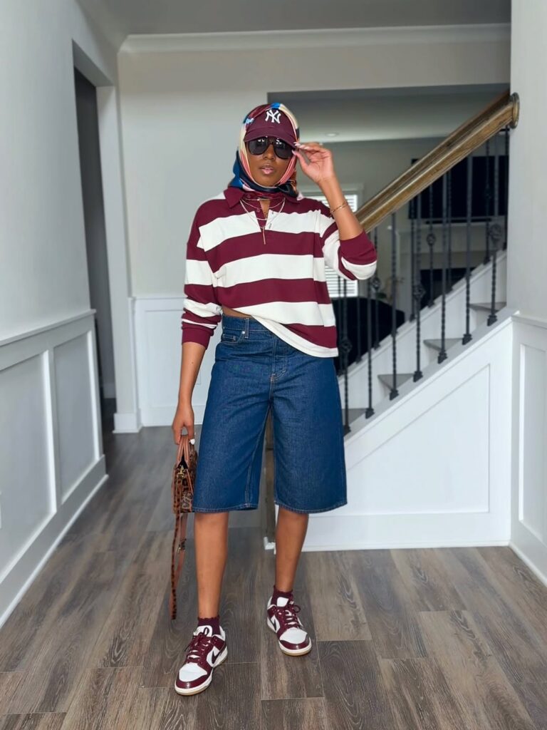 how to style long jorts