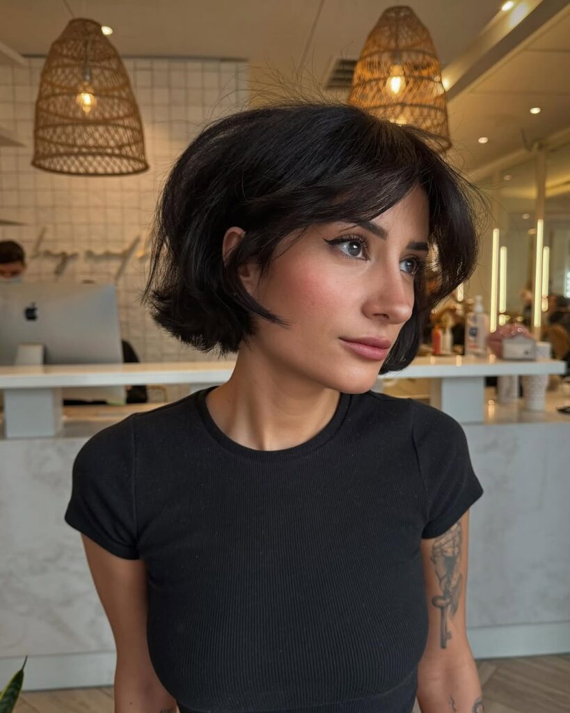 girl bob haircut with layers