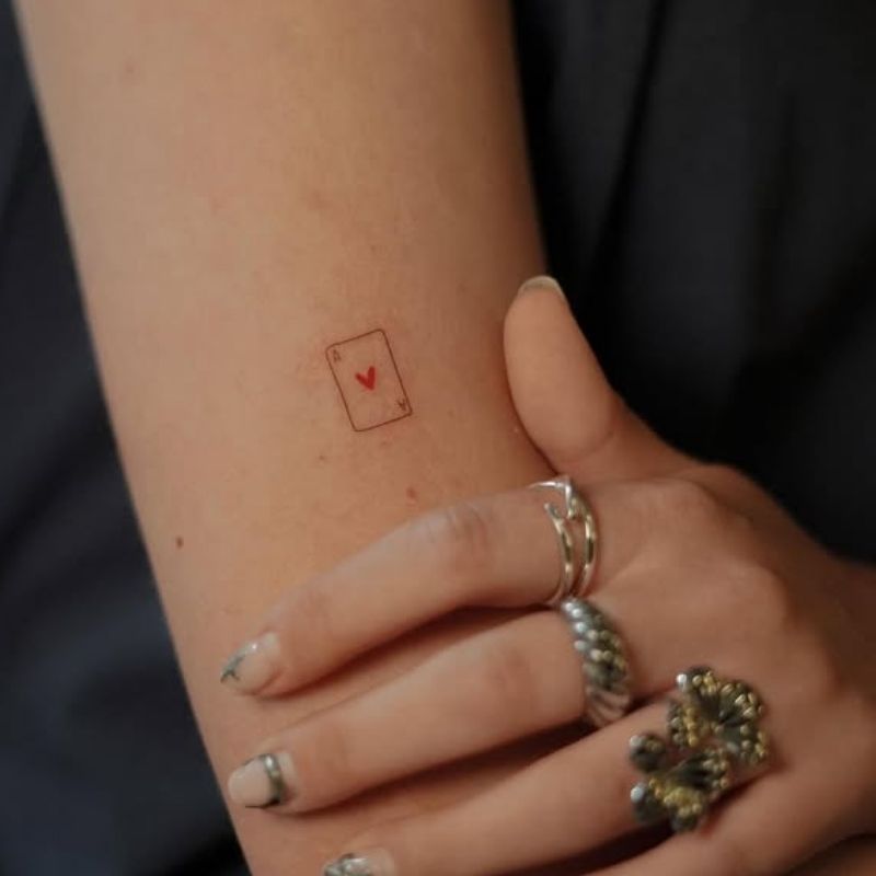  tiny heart tattoo
