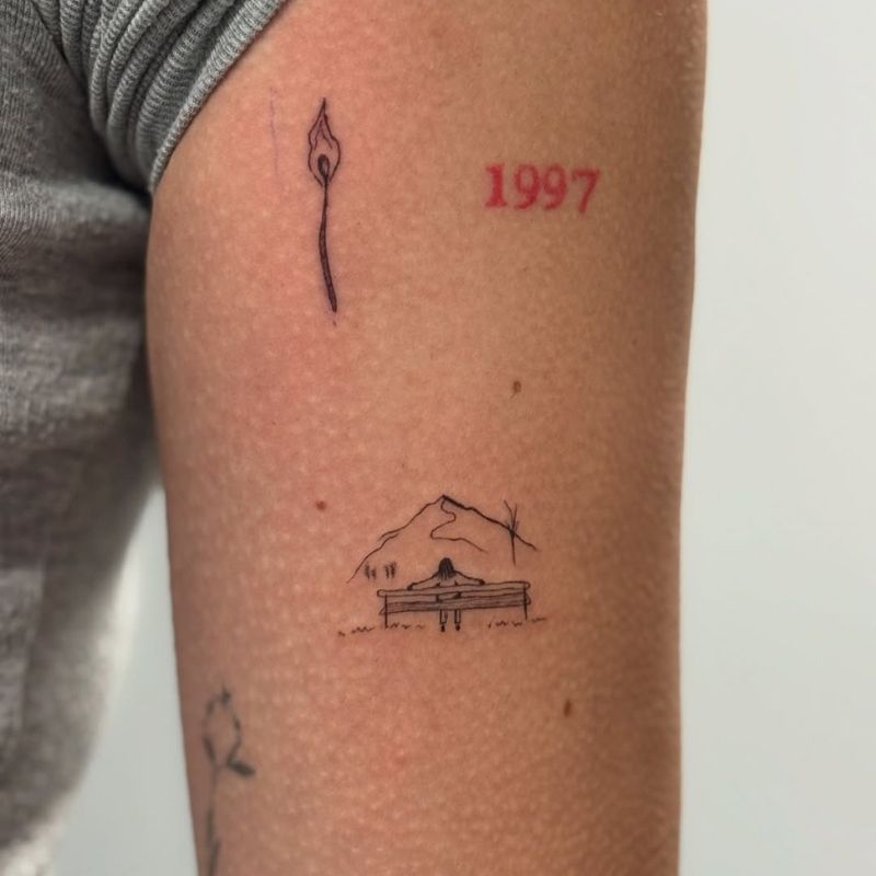tiny finger tattoos