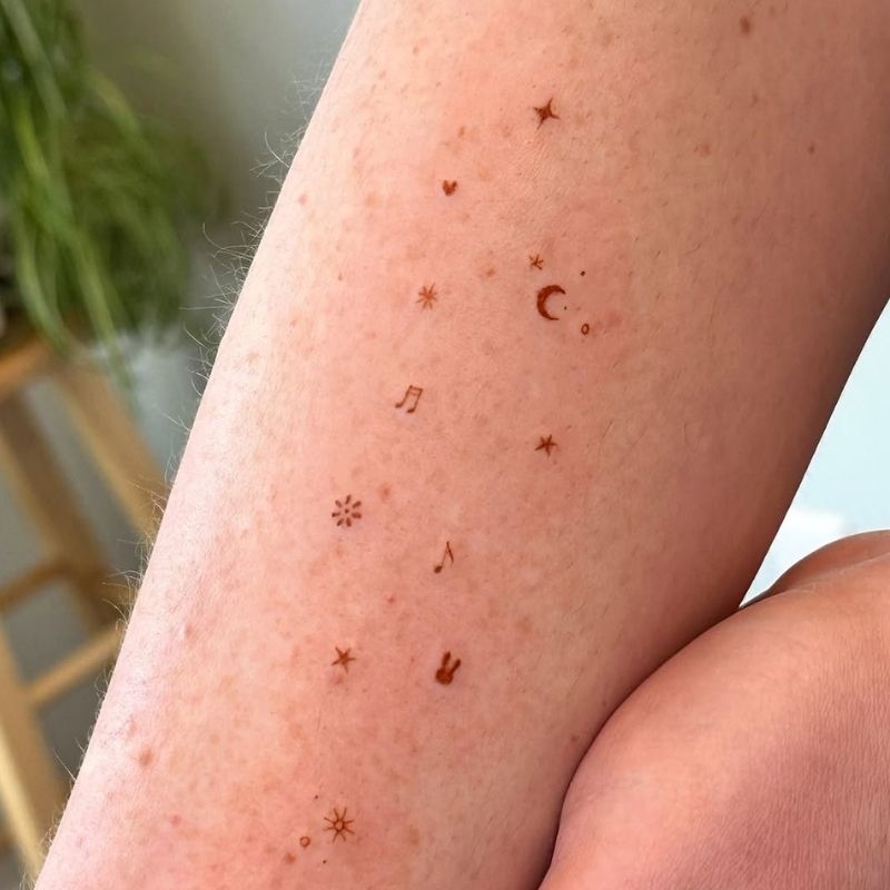 tiny tattoos for females