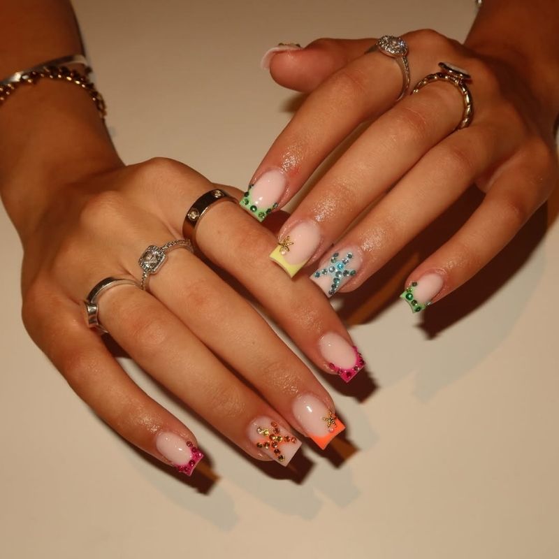 vacation nails short