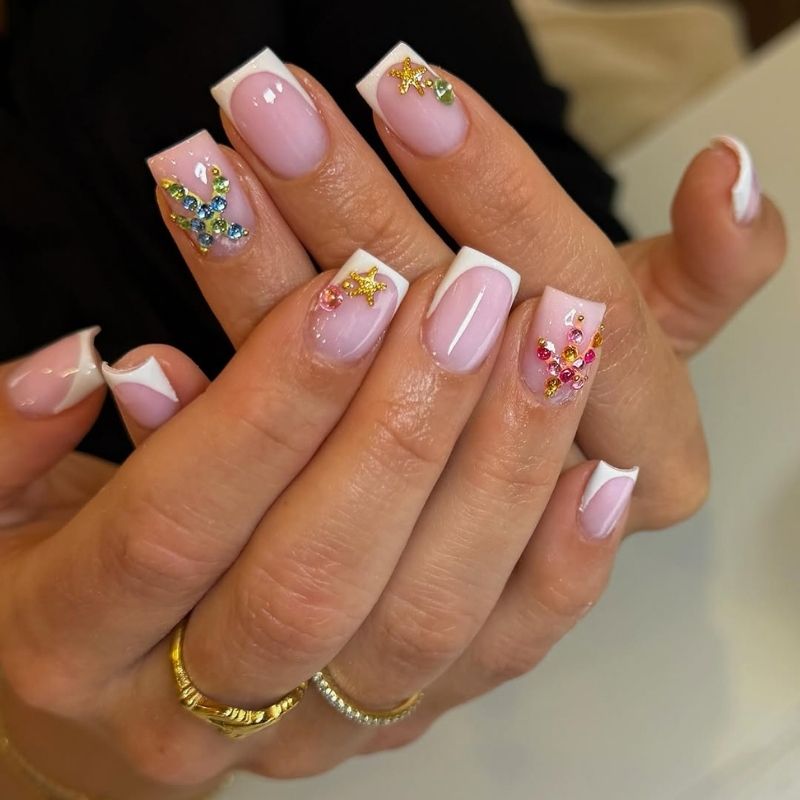 simple vacation nails