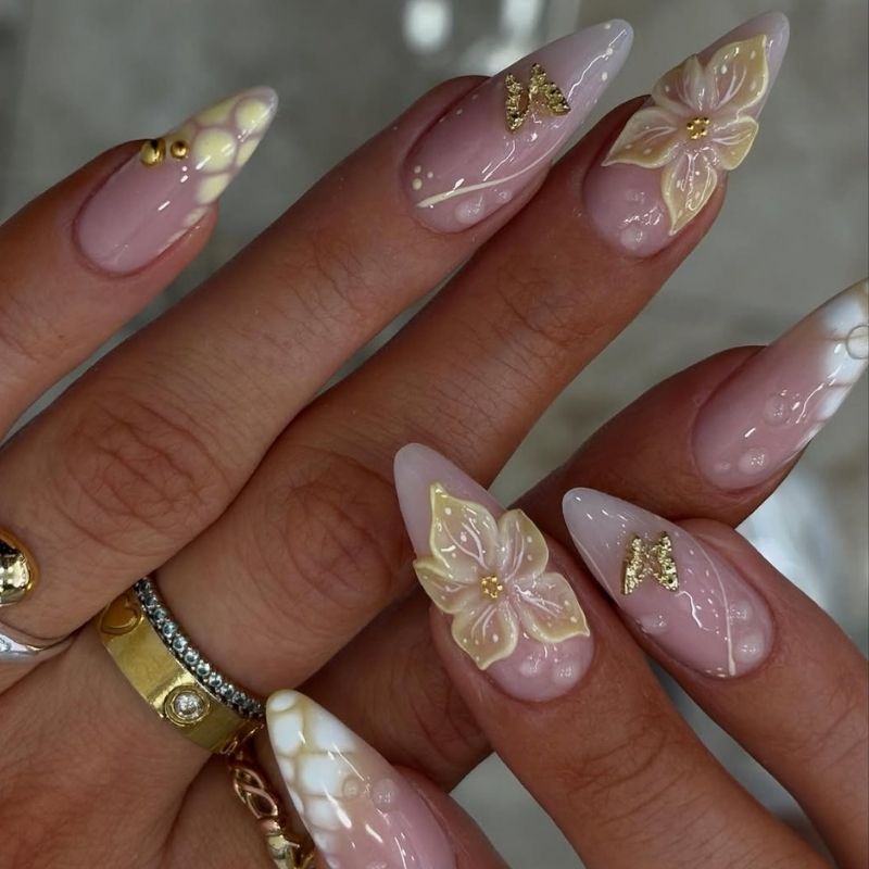 vacation nails acrylic