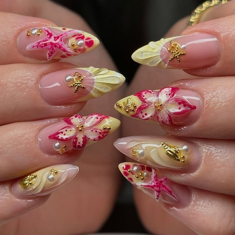 nails for beach vacation