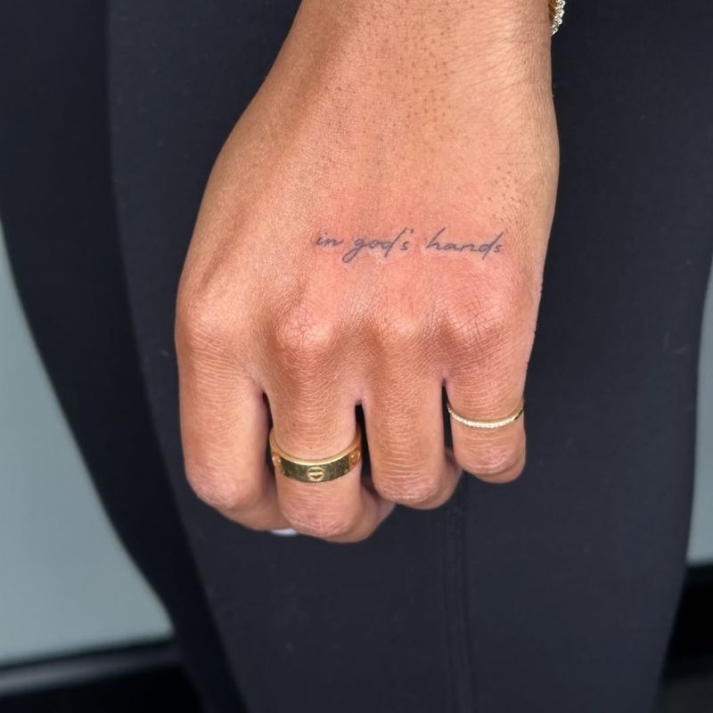 tiny hand tattoos