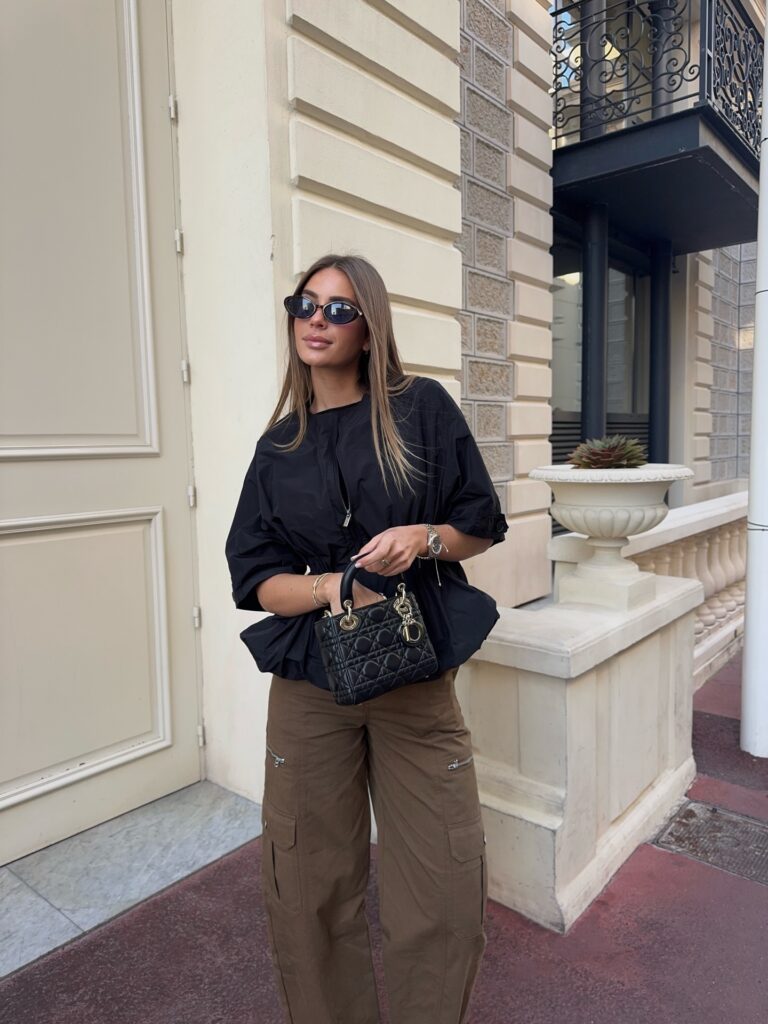 baggy cargo pants outfit women