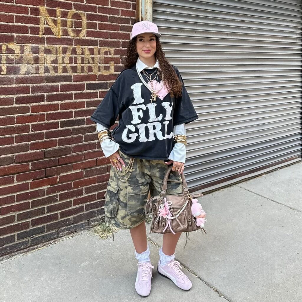 cargo baggy pants outfits