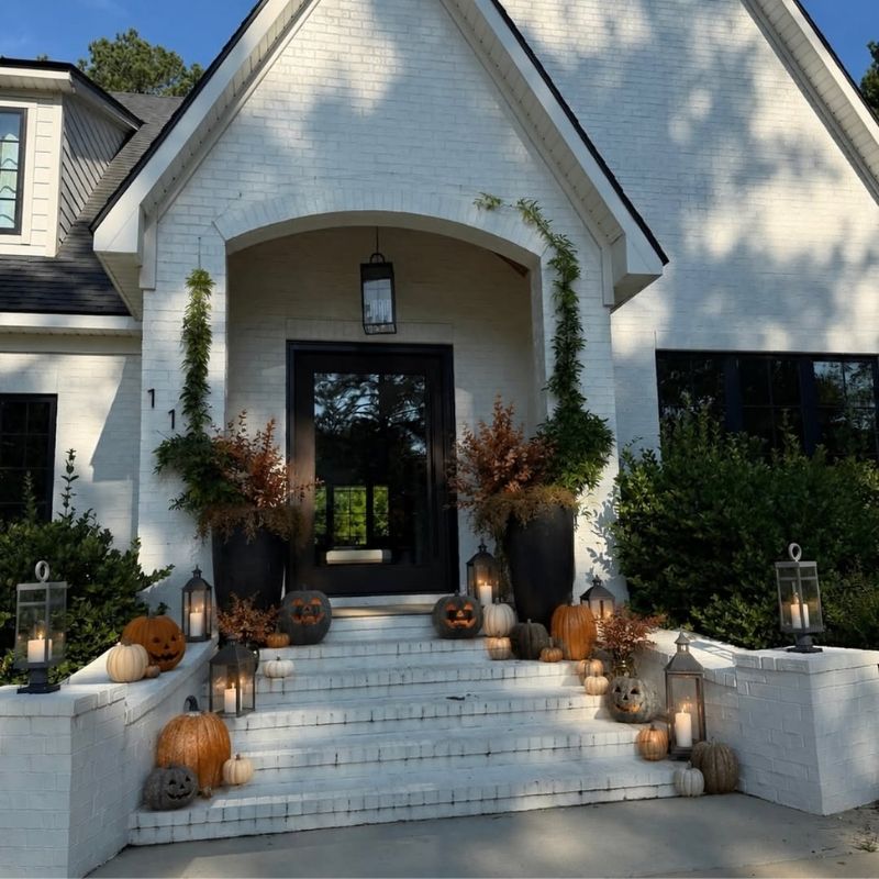 ideas for fall front porch