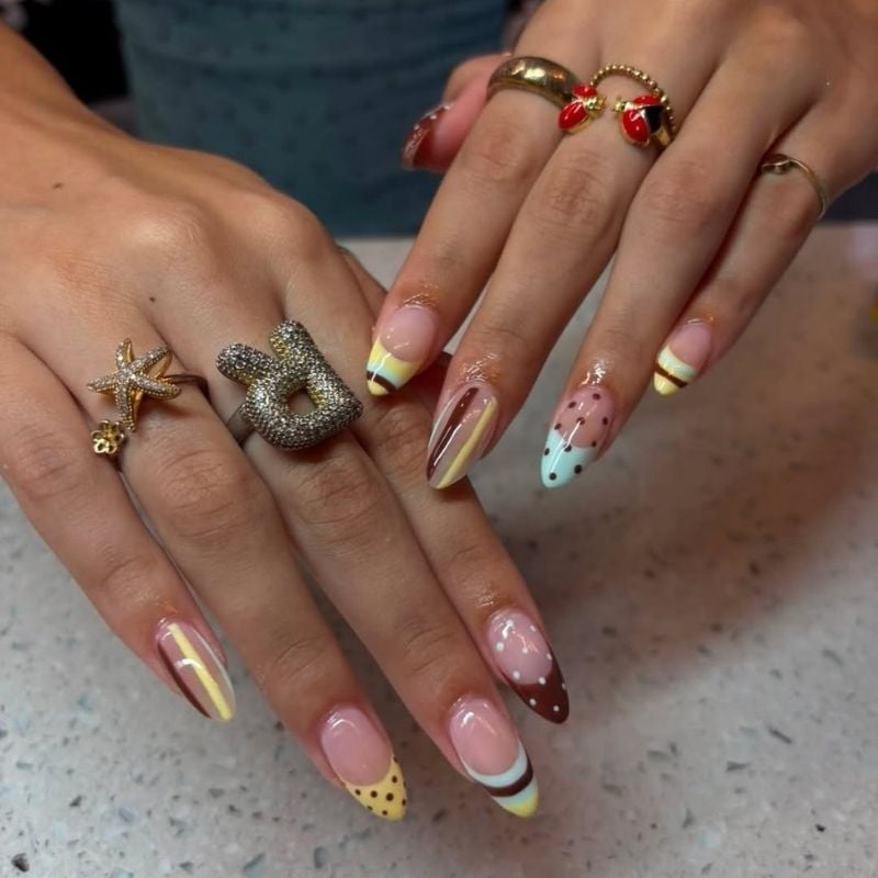 back to school nails for 6th graders