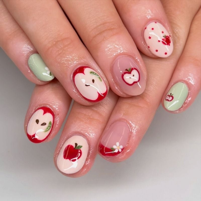 back to school nails for 7th grade