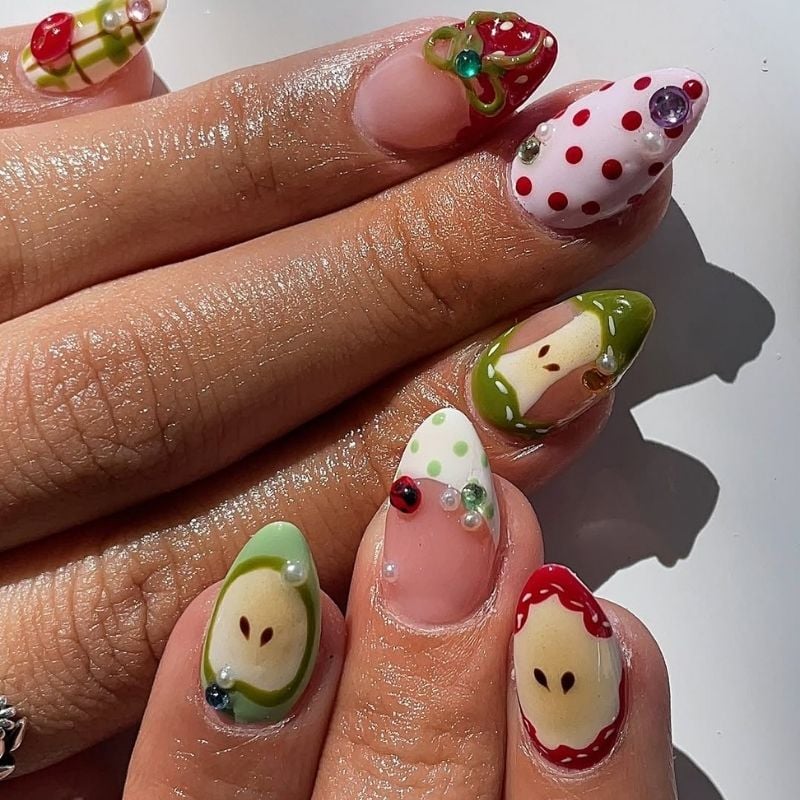 back to school nail inspo