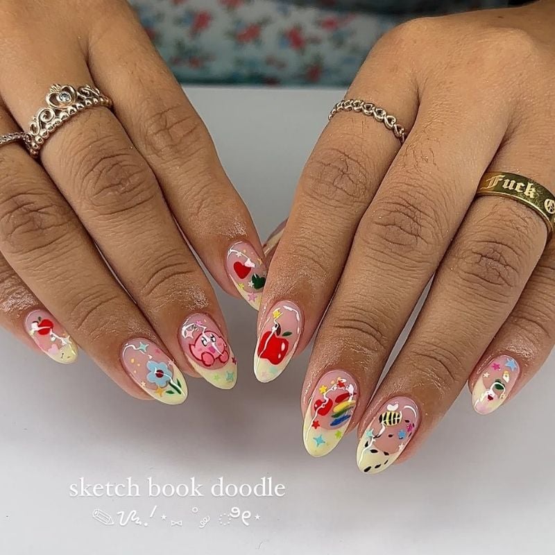 back to school nails