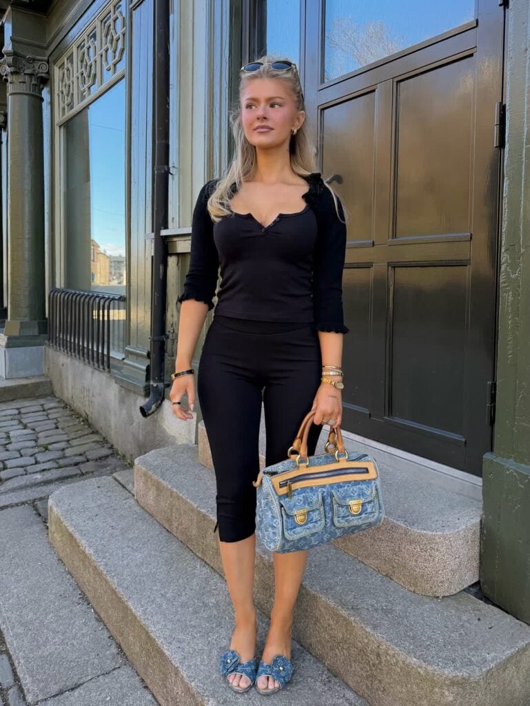 capri pants outfit