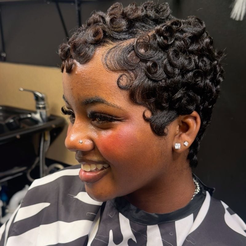 cute curly hairstyles for school