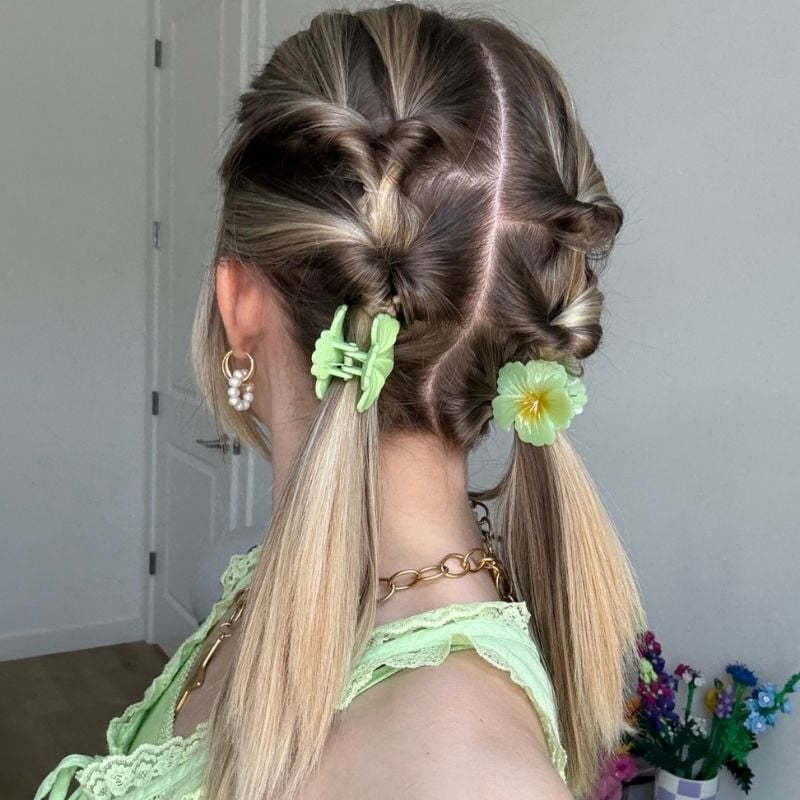 cute hairstyles for school curly hair