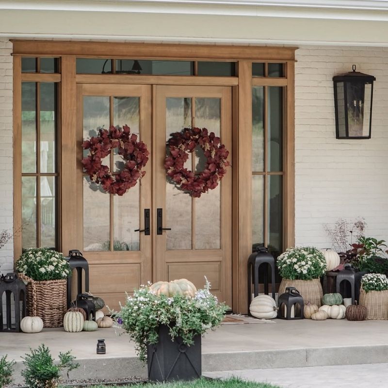 fall decorating ideas for outside