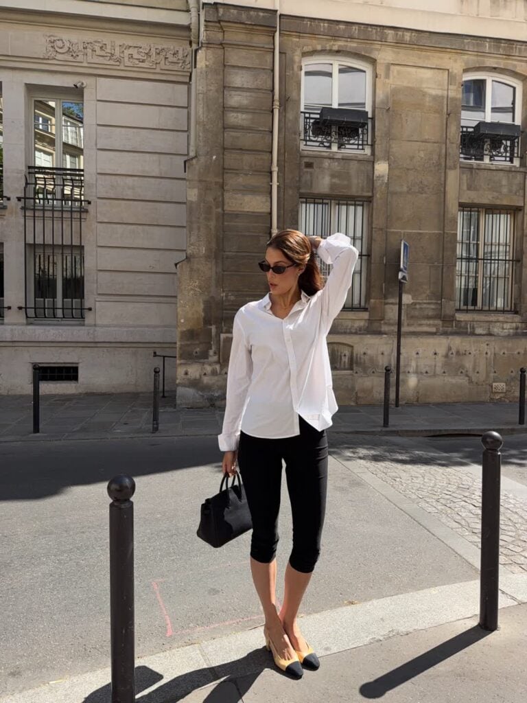cute capri legging outfits