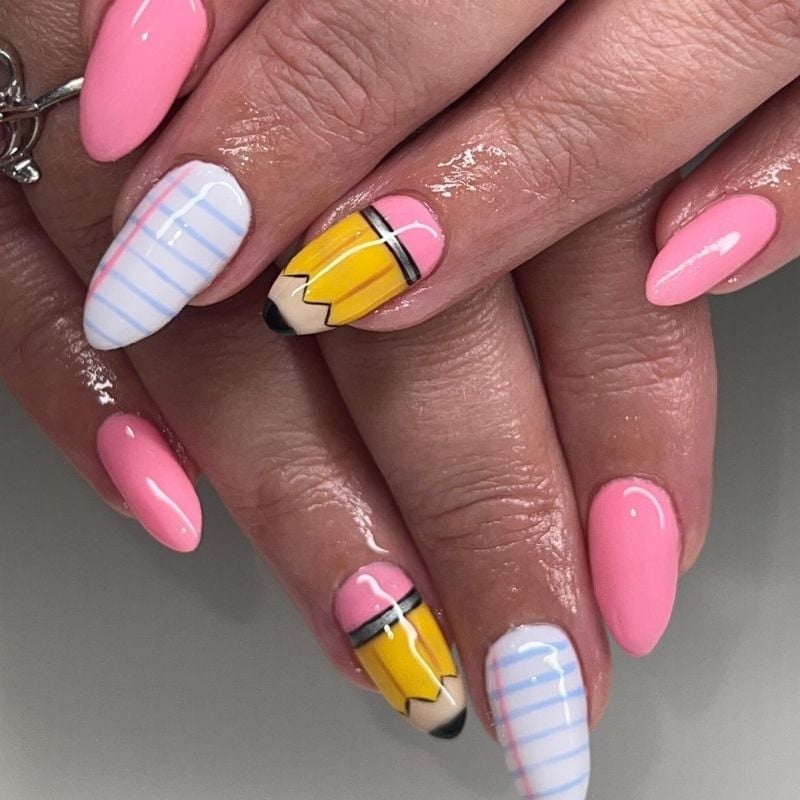 back to school nail ideas