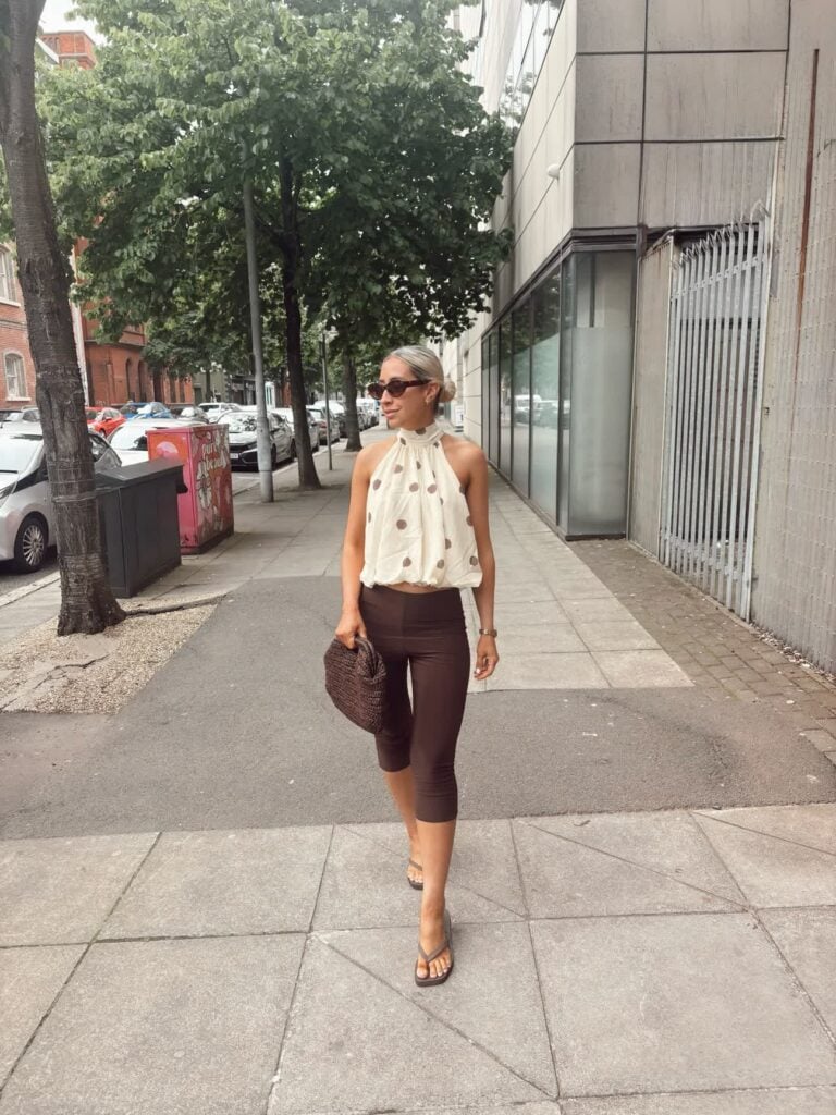 outfits capri leggings