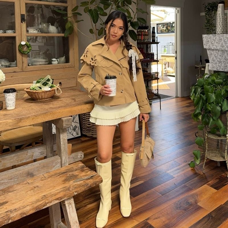 trench coat outfit