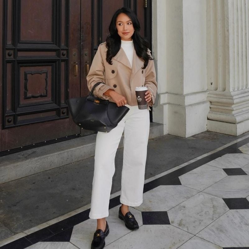 how to style a trench coat casually