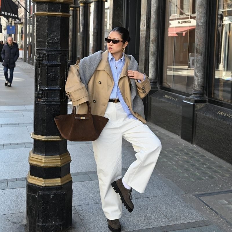 trench coat style