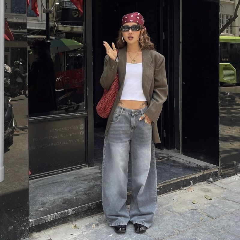 how to style black jeans