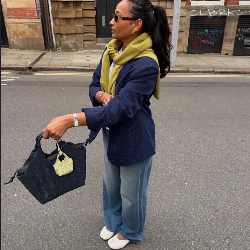 how to style a blazer casually