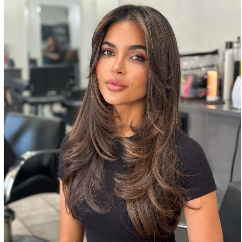 curtain bangs curly hair