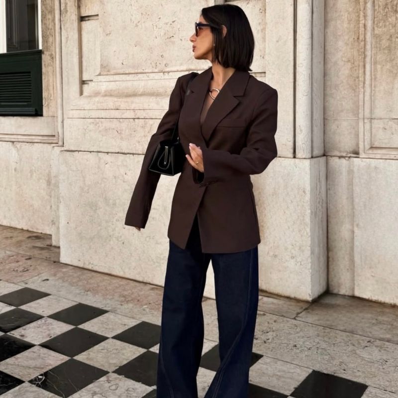 blazer and jeans outfit