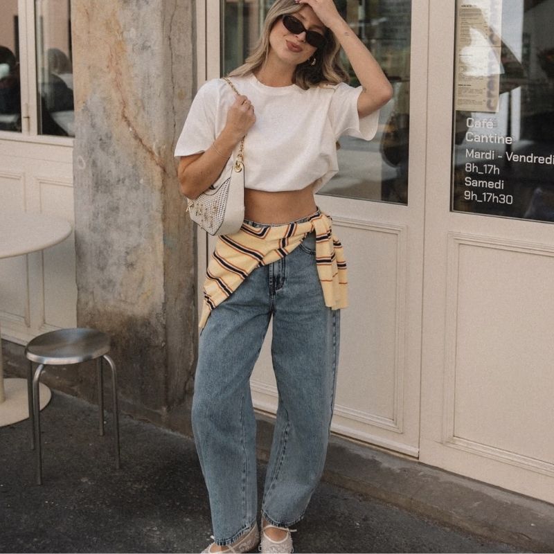 how to style boyfriend jeans