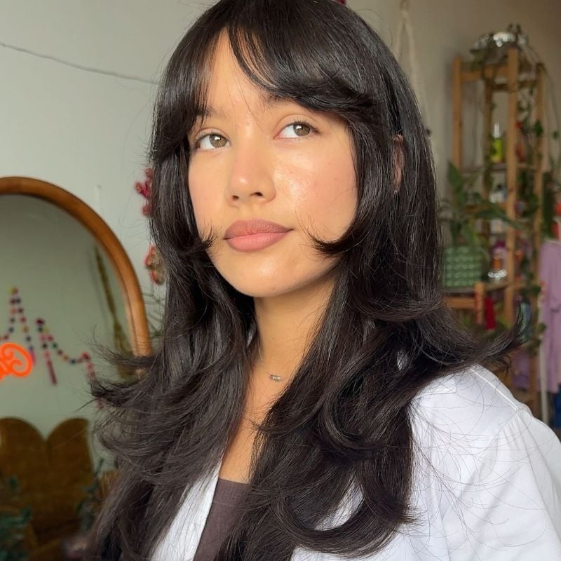what are curtain bangs