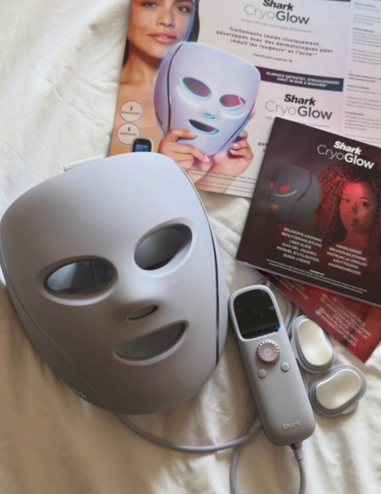 shark cryoglow led face mask