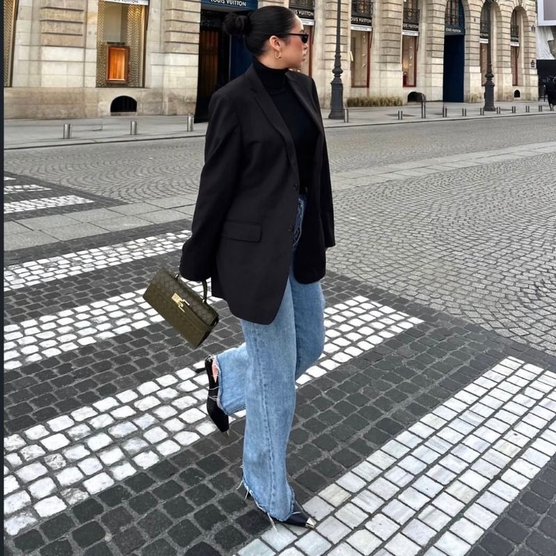 how to style a blazer casually
